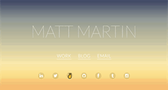 Desktop Screenshot of mattmart.in